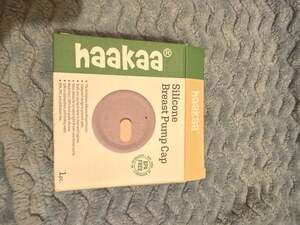 Haakaa Silicone Breast Pump Cap - Leak Proof Lid for Gen 1, 2, and 3 Pumps